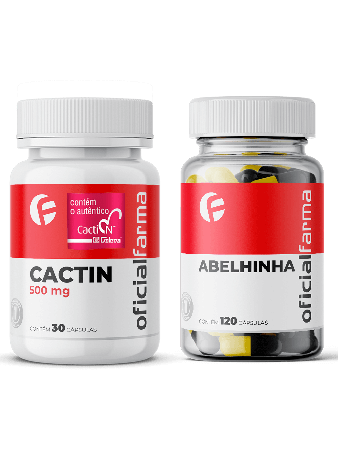 Termogênico "Abelhinha" 120 Cápsulas + Cactin 500mg 30 Cápsulas
