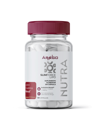 Árago Nutra Slim Force Lipo - Redutor de Medidas - 60 Cápsulas