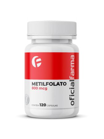 Metilfolato 800mcg 120 Cápsulas