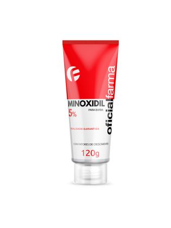 Minoxidil 5% Para Barba Com Fator De Crescimento 120g