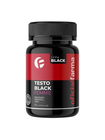 Testo Black Femme 60 cápsulas