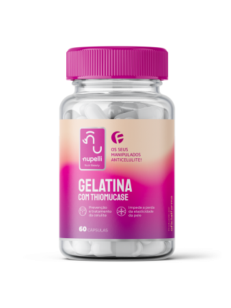 Gelatina com Thiomucase 60 Cápsulas NUPELLI