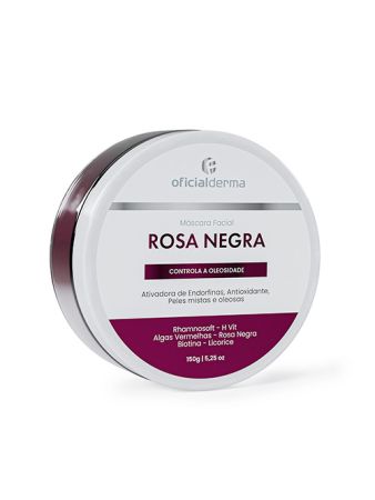 Máscara Facial de Rosa Negra 150g