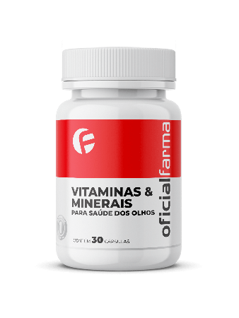 Vitaminas & Minerais para Saúde dos Olhos 30 Cápsulas