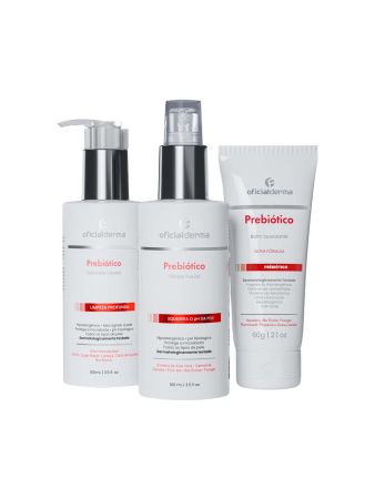 Sabonete L&iacute;quido + T&ocirc;nico + Balm Facial | Prebi&oacute;tico