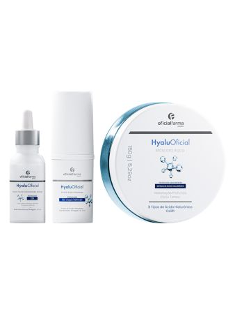 Stick de &Aacute;cido Hialur&ocirc;nico + Volumizador Anti-idade + M&aacute;scara | HyaluOficial