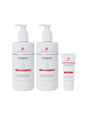 Loção Pernas Cansadas e Celulite Lipemax + Creme Massagem Popshock