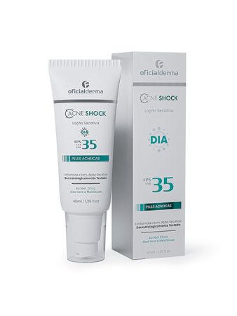AcneShock Lo&ccedil;&atilde;o Secativa Tonalizante Antiacne FPS 35 40ml