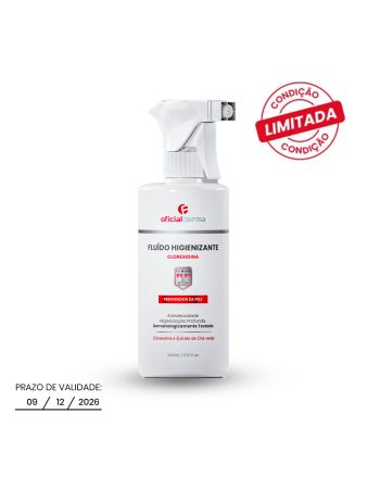 Flu&iacute;do Higienizante Antioleosidade Facial de Clorexidina 500mL